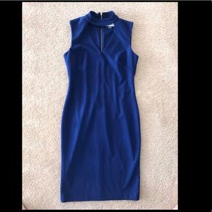 Blue Calvin Klein dress